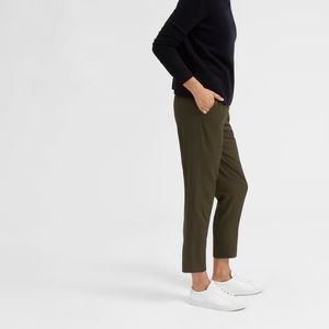 Everlane GoWeave Easy pant, Olive, 0